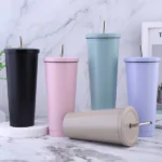 Frost 500-750ml Tumbler With Straw