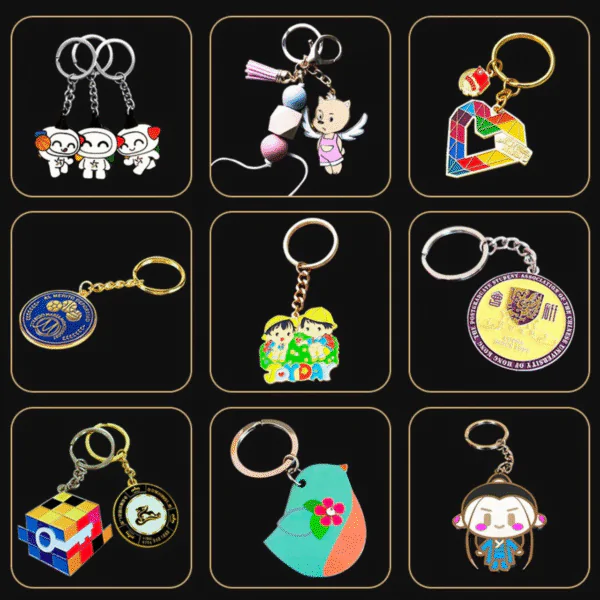 Custom keychain Singapore with company logo