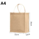 A4 Jute Bag (Fixed Size)