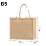 B5 Jute Bag (Fixed Size)