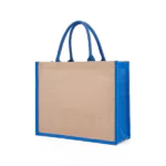 Blue Handle Jute Bag (Fixed Sizes)