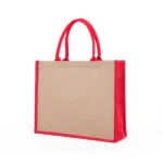 Red Handle Jute Bag (Fixed Sizes)