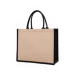 Black Handle Jute Bag (Fixed Sizes)