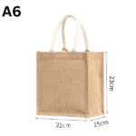 A6 Jute Bag (Fixed Size)