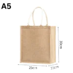 A5 Jute Bag (Fixed Size)