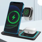 Adjustable 3 In 1 Wireless Charging Stand