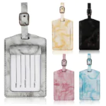 Wanderlust PU Luggage Tag