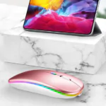 Premium wireless mouse Singapore with company logo
