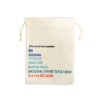 Canvas Drawstring Pouch