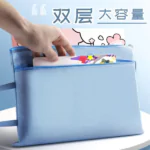 Custom polyester zipper folder Singapore with company logo