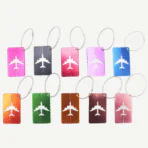 Rectangular Aluminium Luggage Tag 01