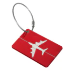 Rectangular Aluminium Luggage Tag 06