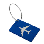 Rectangular Aluminium Luggage Tag 08