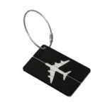 Rectangular Aluminium Luggage Tag 11