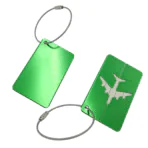 Rectangular Aluminium Luggage Tag 12