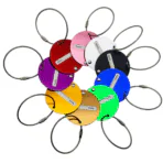 Round Aluminium Luggage Tag 02