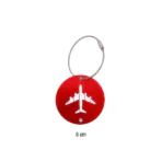 Round Aluminium Luggage Tag 04