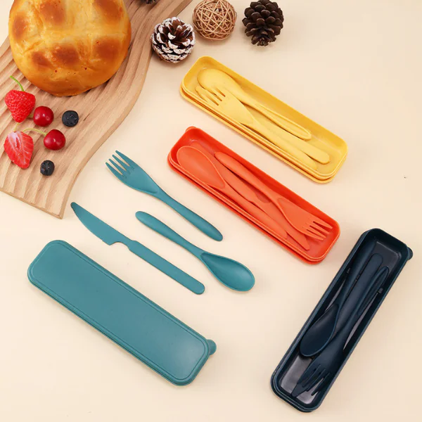 Amber Wheat Utensil Set