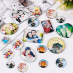 Customised Glass Dome Magnet 01