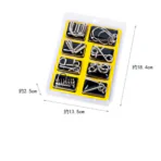 Metal Lock Puzzle Basic Level Set 4 108 1