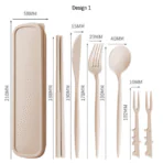 Opal Wheat Utensil Set 3 Opal Wheat Utensil Set 02